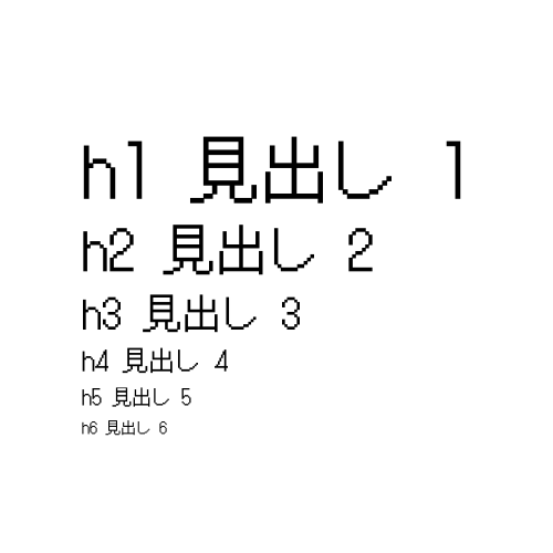 見出しタグ